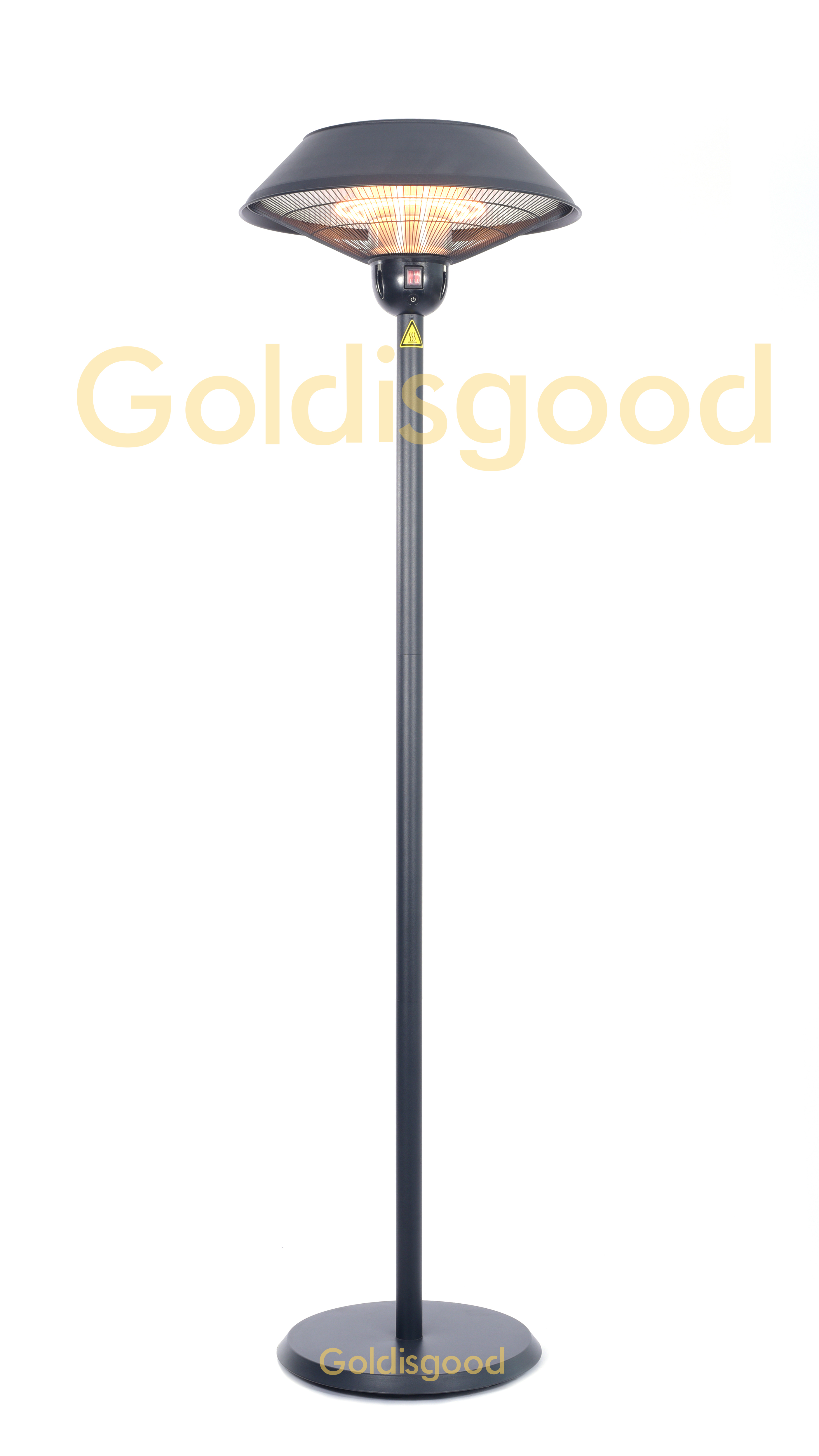 Heater with tip over protection